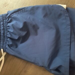 Vans Blue Athletic Shorts Lightweight Elastic Waist